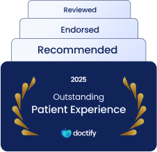 Doctify 2025 Outstanding Patient Experience recognition